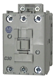 Allen-Bradley 100-C30D10 Contactor Series C with 100-S Auxiliary Contact  Block